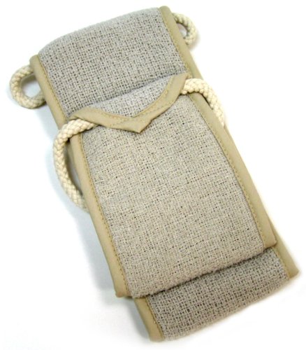 Aquis Exfoliating Linen Back Scrubber