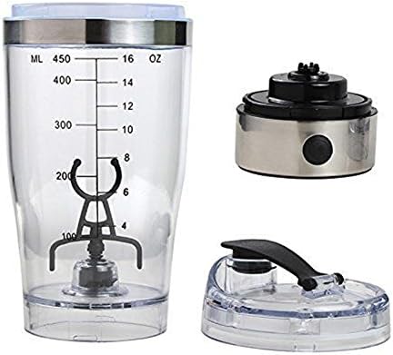 Portable Coffee Cup 450ml With auto-agitation Mug Chocolate Milk Mixing Cup Multifunctional Fruit Juice, Cocktails, Coffee Tea Mixer Blender Shaker