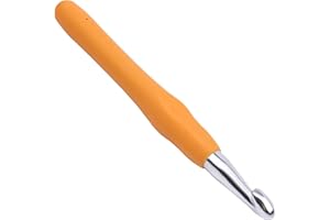 SUVSOON 10mm Crochet Hooks Crochet Knitting, Ergonomic Soft Handles Crochet Hooks for Arthritic Hands, Light and Comfortable Crochet Tool,Crochet Tool for Knitting Suitable for Beginners (10.0mm/random color）