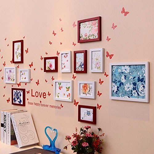 WOneww Photo Wall Photo Frame Combination Scandinavian Living Room Sofa Restaurant Decorative Wall,