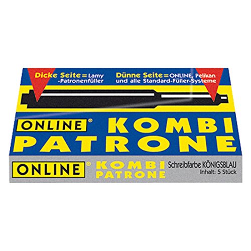 2 Packungen Online 5 Kombitintenpatronen blau mit Rabazzi Sammelpunkten