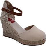 PASARELA - Sandalias Cuña Esparto Buganvilla Mujer 623 Sintético : Amazon.es:  Moda