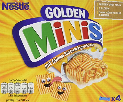 Preisvergleich Produktbild Nestlé Cerealien Golden Minis Riegel, 100 g