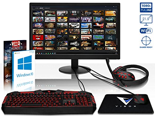 VIBOX Killstreak GLR770-52 Gaming PC Ordenador de sobremesa con Cup n de Juego Win 10 22 HD Monitor 4 0GHz Threadripper 8-Core Nvidia GeForce GTX 1070 Tarjeta Grafica 16GB DDR4 RAM 2TB HDD reviews VIBOX Killstreak GLR770-52 Gaming PC Ordenador de sobremesa con Cup n de Juego Win 10 22 HD Monitor 4 0GHz Threadripper 8-Core Nvidia GeForce GTX 1070 Tarjeta Grafica 16GB DDR4 RAM 2TB HDD