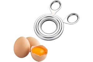 USTNIR Cortador de Huevos de Acero Inoxidable, Abridor de Tijeras de Cáscara de Huevo, Dispositivo para Tortilla de Huevos, Cortador de Huevos para Cortar en Vinagre, Cortador de Huevos Hervidos