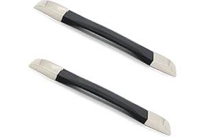 Liekadijiae 2 Stücke Koffergriff, Gepäck Koffer Griff, Ersatz-Koffergriffe, Schwarz Ersatzgriff für Gepäck, Reisekoffer Reparatur Zubehör, 25CM Gepäckgriff für Koffer Box Gepäckkoffer Werkzeugkoffer