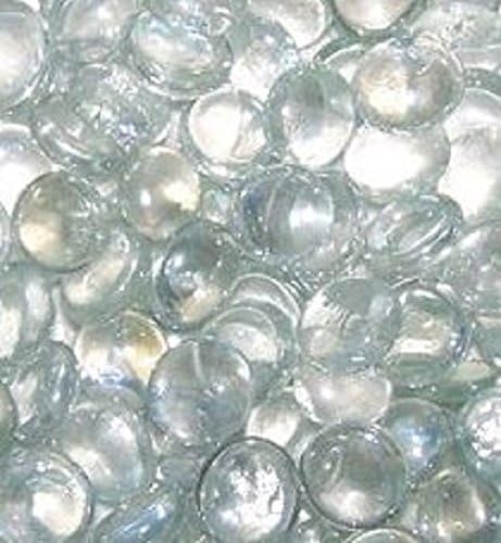 5kg (app 1150) Clear Glass Pebbles 17-20mm