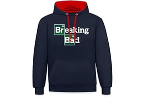 Spreadshirt Breaking Bad Logo Unisex Contrast Hoodie