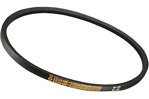 Kozelo B-39 Gomma Cinghie Trapezoidali - [39" Circonferenza Passo ] Cinghia Distribuzione Avvolto B Sezione Industriale Trasmissione Cinghia, 5/8" Larghezza 13/32" Spessore