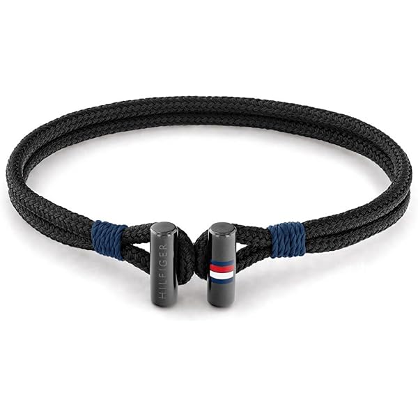 Bracelet Homme En Cuir Tressé Et Acier Inoxydable - 21 Cm - Neuf Avec étiquettes