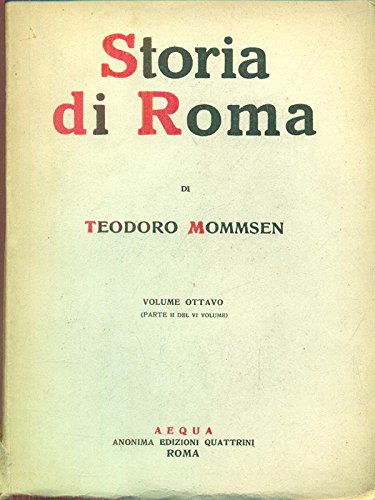Storia di Roma - 8 volumi Storia di Roma - 8 volumi