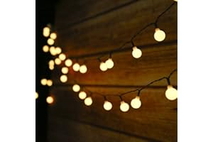 Tomshine Stringa di Luci Solari per Esterni, 6,9 m 50 Luci di Stringa Solari a LED Impermeabili IP44 con 8 Modalità di Illuminazione per la Eecorazione