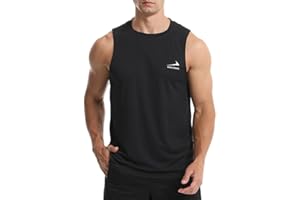 RANE SPORTS Débardeur sans Manches pour Homme, Gilet de Course à Pied, de Gym, à séchage Rapide, t-Shirt de Sport