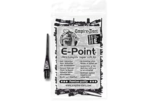EMPIRE DART E-Point Spitzen 2BA Schwarz (100 Stück)