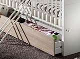 Pixi 7 teilig Babyzimmer Wickelkommode Babybett Eiche - 4
