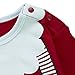 iiniim Baby Boys Christmas Santa Romper with Hat Outfit Sets Red 6-12 Months