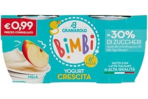 Granarolo Bimbi Merenda Fresca Yogurtcrescita Mela 2x100g