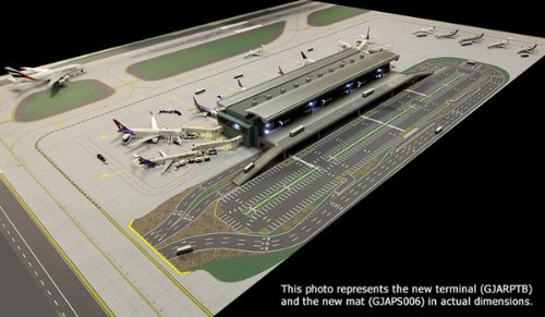 Gemini Jets Airport Air-side Land-side Complex 1/400 Scale GJARPTB