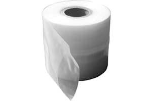 TRADEWISE Temporary Rainwater Downpipe Clear Polythene Sleeve 100mm x 250mtrs 4"