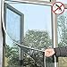 Produktbild eliaSan Anti Moskito-Wanze Insekt-Fliegen-Fenster-Schirm-Ineinander greifen-Vorhang-Selbstklebender Fenster-Moskito-Netz-DIY Fenster-Schirm-Filetarbeits-Ineinander greifen-Vorhang für Innen