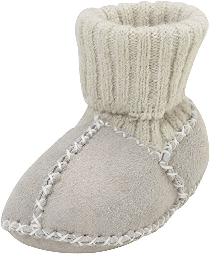 Playshoes Baby Lambskin Booties/ Shoes with Knit Wrist Handmade Soft Shoes