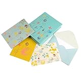Doodle 160GSM Printed Thank you Notecards - Set of 12