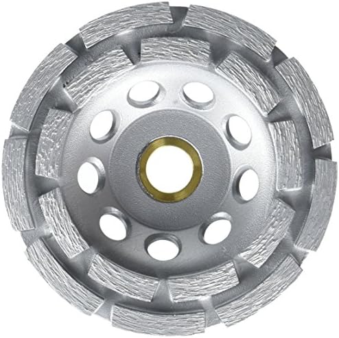 Lackmond SPPGC4.5D SPP Series Cups-4-1/2 Wet/Dry Concrete Stone Coating Removal Tool with Double Row Configuration & 7/8"-5/8" Arbor
