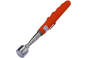 HARDK Telescoping Magnetic Pickup Tool with 20lb Pull Force — Magnet Stick Extendable up to 31"; Non-Slip Extendable Magnet Pickup Tool, Telescopic Magnetic Pick-Up Tool with Extra Strong Magnet