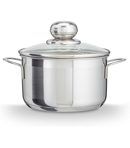 Casserole Krüger Saturn 0,4L - Acier Inoxydable - Compatible Induction - Idéale Pour Petites Préparations