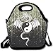 Produktbild Yin Yang Drache tragbare große und dicke Neopren-Lunch-Taschen, isolierte Lunch-Tasche, warme Tasche mit Schultergurt, für Damen, Teenager, Mädchen, Kinder, Erwachsene