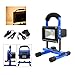 Produktbild fsders VINGO 10W LED AKKU Handlamp Strahler IP65 3000K-3500K Baustrahler Arbeitslampe Arbeitsleuchte Warmweiß, aluminium,