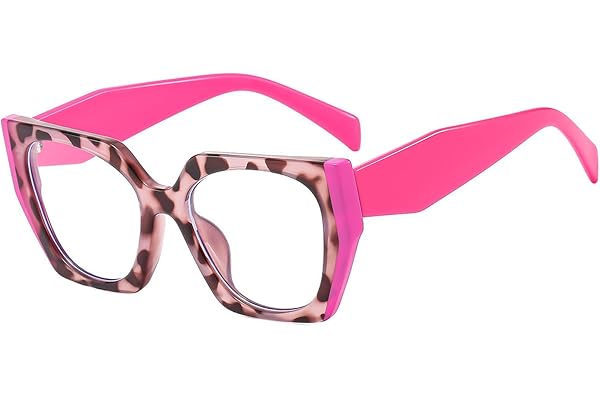 AOOLIA Lunettes de Lecture Femme Hommes, Grand Montures de Lunettes Charnières à Ressort, Anti-Lumière Bleue