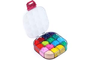 Transon Airtight Paint Storage Palette Box 16 Wells Fuchsia Color