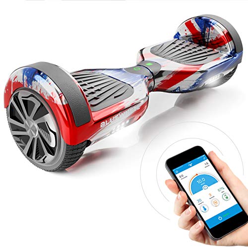 Preisvergleich Produktbild 6.5" Premium Self Balance Scooter Bluewheel HX310s – Deutsche Qualitäts Marke - Kinder Sicherheitsmodus & App – Bluetooth Lautsprecher – Starker Dual Motor – LED - Elektro Skateboard E-Board Hover (United Kingdom)
