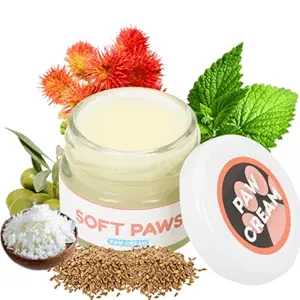 Papa Pawsome 25g Soft Dog Paws Cream, Dog paw protector Wax ,Paw Butter For Dogs / Puppies Moisturizes, Nourishes, Dry Chappy Cracked Elbow Snout Paws Enriched With Castor Oil | Beeswax | Tea Tree Oil | Vitamin E