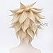 Final Fantasy Cloud Strife Light Blonde Short 30CM Layered Anime Cosplay Wig+ Wig Cap