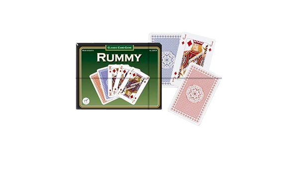 Set Completo Gioco Di Carte Rummy Amazon It Giochi E Giocattoli