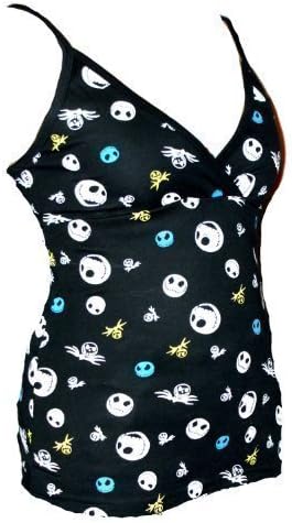 Nightmare Before Christmas Camisole Spaghetti Strap Top Officially Licensed NBC Merchandise (X-Small 31" Bust)