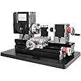 60W Mini Metal Rotating Lathe 12000RPM Motor Miniature Metal Multifunction Machine for Wood, plastic, soft metals DIY - 12V DC