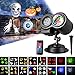 Produktbild LIGHTOP Weihnachten LED Projektor Lichter 2 In 1 Outdoor/Indoor Party Lights Projektor 12 Dias Muster Und Wellen Projektor Light Landschafts Beleuchtung Mit Fernbedienung Für Halloween Partei