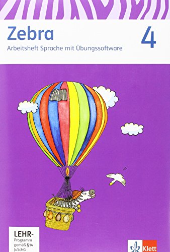 Zebra 4 Arbeitsheft Sprache mit CDROM 4 Schuljahr: Neubearbeitung
