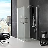 - CABINA DE DUCHA DE CRISTAL CON APERTURA ABATIBLE DE DOS PUERTAS, VIDRIO TRANSPARENTE El catalogo de Kiamami Valentina, líder en accesorios y muebles de baño se amplifica al incorporar una cabina de ducha completamente refinado y funcional. Se presenta el modelo de cristal, una innovadora cabina de ducha de vidrio templado de 6 mm. Para simplificar la presentación, presentamos una breve...