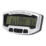Dieser Fahrradcomputer ist eine gute Assistent, wenn Sie reiten, die die durchschnittliche Geschwindigkeit, jede Reisezeit, jede Reise Kilometerzähler und so weiter zeigen könnte.