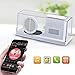 Produktbild Tragbarer Bluetooth-Lautsprecher, megadream® aufladbare transparent Shell Wireless Kristall Bass Sound Lautsprecher mit Freisprech Mikrofon FM Radio und LED Display Uhr Funktion unterstützt 3,5 mm Audio Jack, TF Card/Micro SD Card und USB Eingang für Outdoor Sport Reise Fahrrad Radfahren Klettern Camping Wandern Laufen Angeln