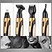 Nose Hair Trimmer, [Newest Version] 4 in 1 Rechargeable Nose Trimmer/Nose Ear Trimmer/Beard Trimmer/Sideburn Trimmer/Eyebrow Trimmer Stainless Steel&Water Resistant with Wet/Dry&Vacuum Cleaning System