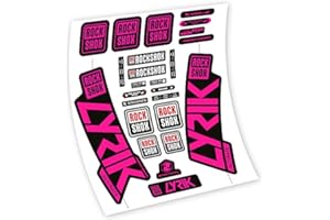 VINILOSBICI Autocollants en vinyle adhésif Rock Shox Lyrik Ultimate 2020 Fourche (Neon Pink)
