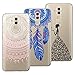 Produktbild Yokata [3 Packs] Huawei Mate 20 Lite Hülle Silikon Transparent Durchsichtig Handyhülle Schutzhülle TPU Dünn Slim Kratzfest mit Motiv - Mandala + Traumfänger + Mädchen und Schmetterling