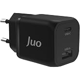 Juo 35W GaN USB-C + USB-A Şarj Aleti iPhone &amp; Samsung PPS Uyumlu PD QC4.0 Type-C Hızlı Şarj Cihazı