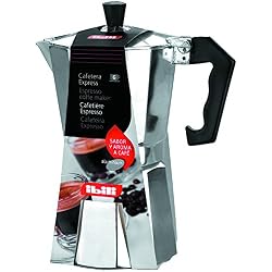 Ibili 610912 Cafetière Express 12 Tasses Bahía Aluminium fondu