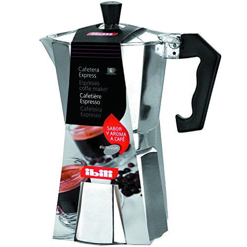 Ibili 610912 Cafetière Express 12 Tasses Bahía Aluminium fondu